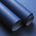 Safiyya 17.3x78.7in Teal Silk Textured Peel Stick Wallpaper Vinyl Roll by Deal US