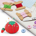 Dritz Tomato Pin Cushion with Strawberry Emery Rose 2.3cm Size 1" by Deal US