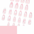 HPYFOI Beach Press On Nails Medium Almond 3D Starfish Shell Design 24 Pcs by Deal US