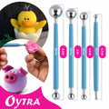 Oytra Dotting Tool Set 9 Pcs Embossing Stylus for Clay Pottery Ceramic by Deal US