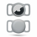 Turtle Den Airtag Dog Collar Holder Waterproof Rubber 2 Pack White by Deal US