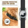 Turtle Den Airtag Dog Collar Holder Waterproof Rubber 2 Pack White by Deal US