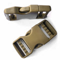 VTACOUTV 1-inch Nylon Webbing Quick Side Release Buckle Khaki by Deal US