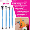 Oytra Dotting Tool Set 9 Pcs Embossing Stylus for Clay Pottery Ceramic by Deal US