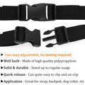 VTACOUTV 1-inch Nylon Webbing Quick Side Release Buckle Khaki by Deal US