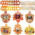 Memorywuu 36 Sets Thanksgiving DIY Crafts Kit Fall Photo Frames Pumpkin Leaf by Deal US