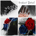 CCINEE 4.37 Yards Black Pearl Wrinkled Flower Wrapping Mesh Paper Wedding by Deal US