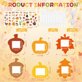 Memorywuu 36 Sets Thanksgiving DIY Crafts Kit Fall Photo Frames Pumpkin Leaf by Deal US