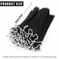 CCINEE 4.37 Yards Black Pearl Wrinkled Flower Wrapping Mesh Paper Wedding by Deal US