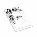 sptvan Black Flower Butterfly 1 Gang Duplex Wall Plate Outlet Cover 5x3 IN by Deal US