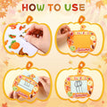 Memorywuu 36 Sets Thanksgiving DIY Crafts Kit Fall Photo Frames Pumpkin Leaf by Deal US