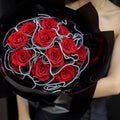 CCINEE 4.37 Yards Black Pearl Wrinkled Flower Wrapping Mesh Paper Wedding by Deal US