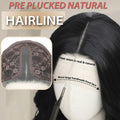 BUPPLER 18 Inch Medium Wavy Synthetic Wig Middle Part Light Brown by Deal US