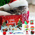 Frerdui Cat Advent Calendar 2025 24 Days Kitten Toys Feather Teaser Red by Deal US