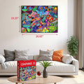 Graphinee 1000pcs Insects Garden Jigsaw Puzzle Colorful Family Game by Deal US