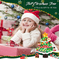 TOBEHIGHER 3Ft DIY Felt Christmas Tree with 29 Ornaments&String Light Snow Edge by Deal US