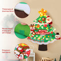 TOBEHIGHER 3Ft DIY Felt Christmas Tree with 29 Ornaments&String Light Snow Edge by Deal US