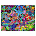 Graphinee 1000pcs Insects Garden Jigsaw Puzzle Colorful Family Game by Deal US