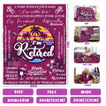 HEIFAM Retirement Blanket 60x80 for Women Nurse Friend 2025 by Deal US