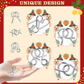 Asikkon Brain Teaser Advent Calendar 2025 24Days Christmas Countdown Silver by Deal US