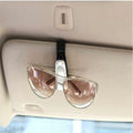 Black Glasses Holder Car Sun Visor Sunglasses Mount Ticket Card Clip 4 Pcs by Deal US