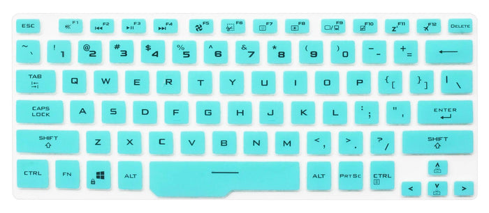 JuYuish Silicone Keyboard Cover Skin for ASUS ROG Zephyrus G14 14 Mint by Deal US