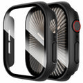 SPGUARD Apple Watch Series 11/10 46mm Hard Case 2 Pack Black + Glass by Deal US