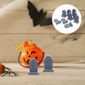 BESTOYARD Halloween Mini Tombstone Decorations 20Pcs Gray Resin 1.06x0.70x0.39in by Deal US