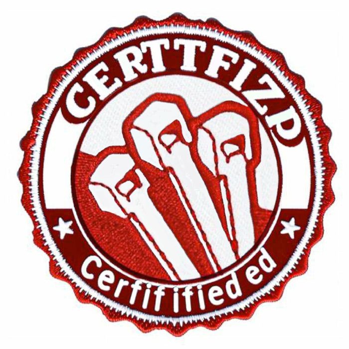 ALYRMEI Zip Tie Certified Embroidered Morale Patch for Backpacks Blue by Deal US
