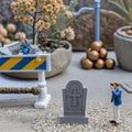 BESTOYARD Halloween Mini Tombstone Decorations 20Pcs Gray Resin 1.06x0.70x0.39in by Deal US