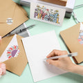 Motiskyy 50Sets Christmas Physical Therapy Thank You Cards w/ Envelopes Stickers by Deal US