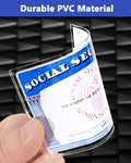 Glsgsb 6 Pack Social Security Card Protectors 24 Mil Clear Waterproof by Deal US