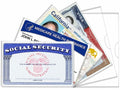 Glsgsb 6 Pack Social Security Card Protectors 24 Mil Clear Waterproof by Deal US