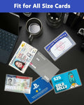 Glsgsb 6 Pack Social Security Card Protectors 24 Mil Clear Waterproof by Deal US