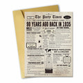 mmuue Big 90th Birthday Card Funny Retro for Women Men Mom Dad Husband Wife by Deal US