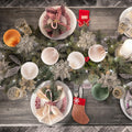 Meschett Velvet Ball Christmas Ornaments Set 12pcs 78mm Green Brown Neutral by Deal US