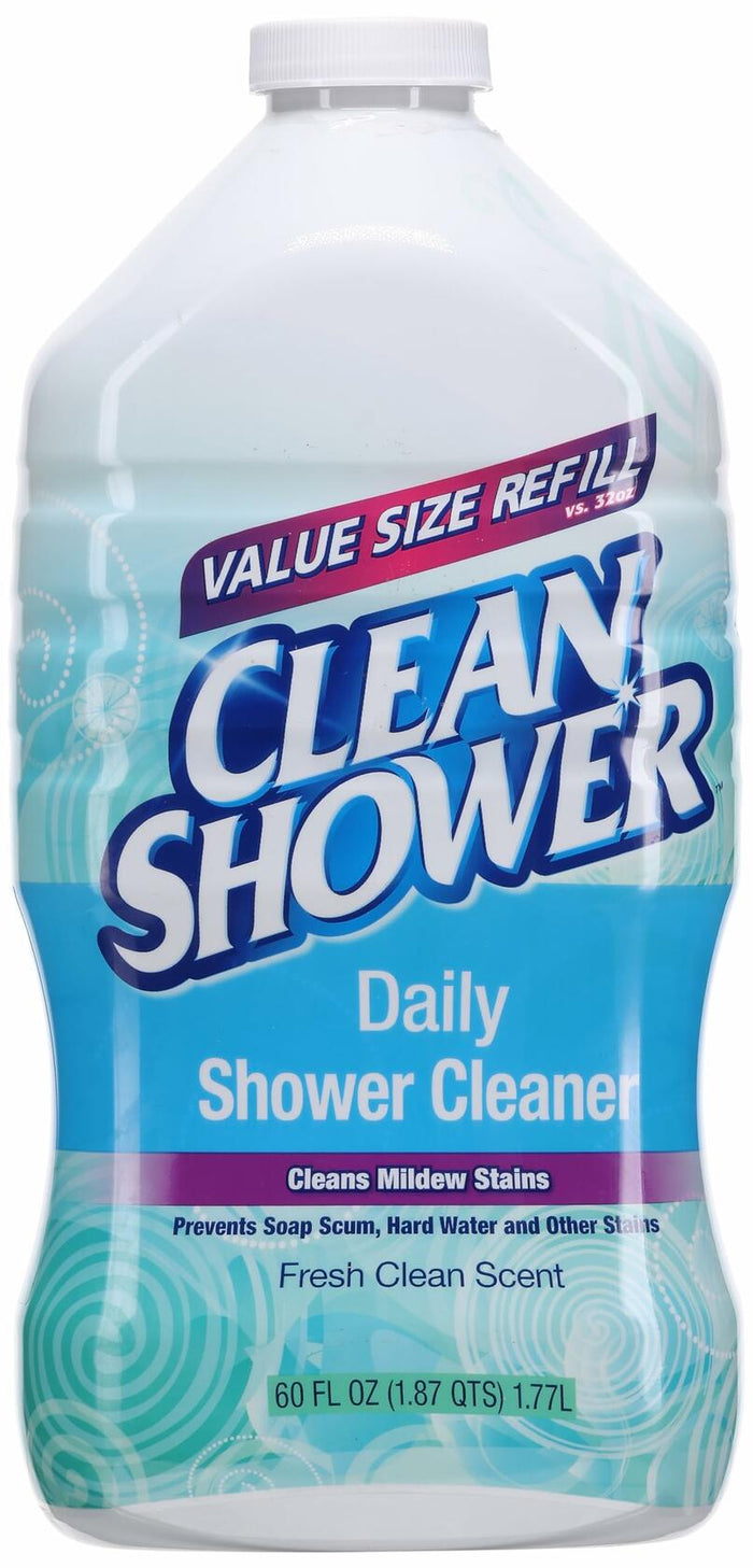 Clean Shower Daily Shower Cleaner Refill 60oz Fresh Clean Scent by Deal US