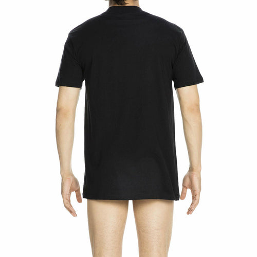 HOM Harro Black Crew Neck T Shirt Black Size XL by Deal US