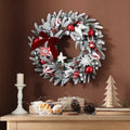 HSXJJ 12 Pcs Small Khaki Velvet Christmas Tree Bows Ornaments 3.5x3.5 Inch by Deal US