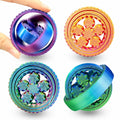 MAVLENT 3D Printed Toy Fidget Spinner 4PCS Multicolor Stress Relief Bulk by Deal US