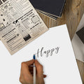 mmuue Big 90th Birthday Card Funny Retro for Women Men Mom Dad Husband Wife by Deal US