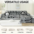 Royhom Boho Chenille Sofa Cover Tassel Loveseat L-Shaped Khaki 71x102 by Deal US
