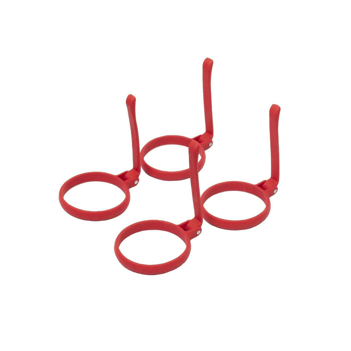 Char-Griller Flat Iron Griddle Egg Ring Outdoor Kitchen Accessory 4-Pack by Deal US