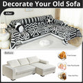 Royhom Boho Chenille Sofa Cover Tassel Loveseat L-Shaped Khaki 71x102 by Deal US