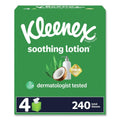 Kleenex 3-Ply Lotion Facial Tissue White 8 Count 54289 by Deal US