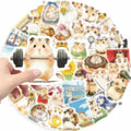 Gxizlba Cute Shark Stickers 50Pcs Vinyl Cartoon Ocean Animal Decals by Deal US