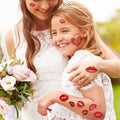 Kotbs Kiss Lips Temporary Tattoo Stickers 4-Pack Multi-colored Adults Kids by Deal US