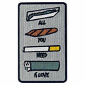 ZEGINs All You Need is Love Embroidered Patch Iron-On Sew-On Badge by Deal US