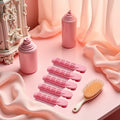 Galepromot 5Pcs Pink Volumizing Hair Root Clips Self-Grip Curlers DIY Styling by Deal US