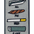 ZEGINs All You Need is Love Embroidered Patch Iron-On Sew-On Badge by Deal US